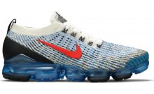 Blue Gold Nike Air VaporMax Flyknit 3 Shoes Womens PY0215-990