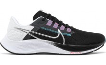 Black Metal Silver Nike Air Zoom Pegasus 38 Shoes Womens PY9096-233