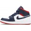 Black Jordan 1 Mid GS Shoes Kids QE2157-870
