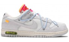 White Dunk Off-White x Dunk Low Shoes Womens QE4584-756