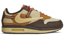 Brown Nike Travis Scott x Air Max 1 Shoes Mens QJ5778-037