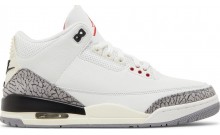 White Jordan 3 Retro Shoes Mens QL7084-465