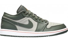 Green Jordan 1 Low Shoes Mens RQ6625-729