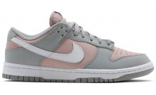 Grey Pink Dunk Wmns Dunk Low Shoes Womens RT7539-605