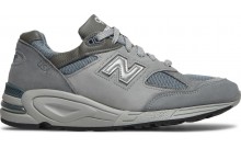 Grey New Balance WTAPS x 990v2 Made In USA Shoes Mens SC7353-102