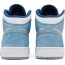 Blue Jordan 1 Mid SE GS Shoes Womens SH5406-378