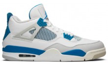 Blue Jordan 4 Retro Shoes Mens SK3056-555