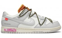 White Dunk Off-White x Dunk Low Shoes Womens ST2548-802