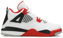 Red Jordan 4 Retro OG PS Shoes Kids SZ1130-711