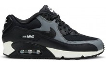 Black Grey Nike Air Max 90 Shoes Mens TA9723-721