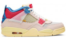 Pink Jordan Union LA x Air Jordan 4 Retro Shoes Mens TR5403-073