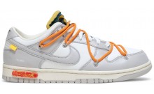 White Dunk Off-White x Dunk Low Shoes Womens UG1401-753