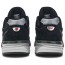 Black Silver New Balance 990v4 Shoes Mens UK6223-328