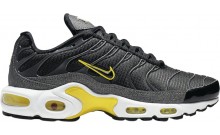 Black Yellow Nike Air Max Plus Shoes Mens UN6542-741