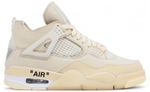 White Jordan Off-White x Wmns Air Jordan 4 SP Shoes Mens VH6161-689