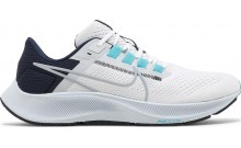 White Navy Nike Air Zoom Pegasus 38 Shoes Mens VJ5186-401