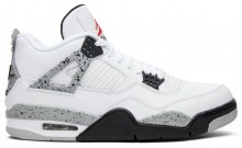 White Jordan 4 Retro OG Shoes Mens WC4136-619