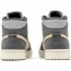 Grey Black Jordan Wmns Air Jordan 1 Mid Shoes Mens WQ9173-208
