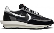 Black Nike Sacai x LDWaffle Shoes Mens XK5598-859