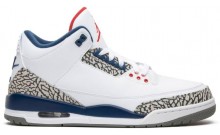 Blue Jordan 3 Retro OG Shoes Mens YM8666-323