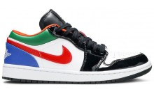 Multicolor Jordan 1 Low Shoes Mens YR7451-725