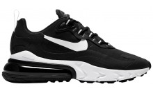 Black White Nike Wmns Air Max 270 React Shoes Mens YR9850-695