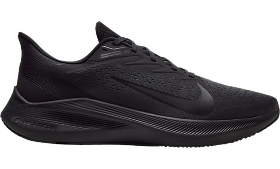 Black Dark Grey Nike Air Zoom Winflo 7 Shoes Mens YS0148-122