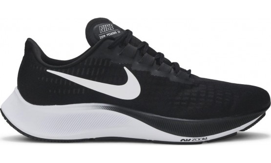 Black White Nike Air Zoom Pegasus 37 Shoes Womens ZE8006-501