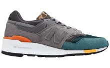 Grey Green New Balance 997 Shoes Womens ZF4676-437