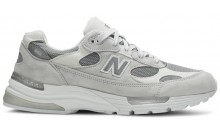 White Silver New Balance 992 Shoes Mens ZW7960-347