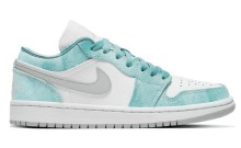 Turquoise Jordan 1 Low New Shoes Womens ME3348-421