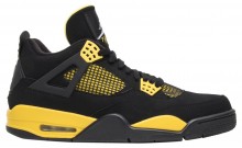Black Jordan 4 Retro Shoes Mens UN3031-469