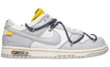 White Dunk Off-White x Dunk Low Shoes Womens WR8399-787