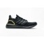 Black Gold Metal Adidas Ultra Boost 20 Shoes Mens EY4623-306
