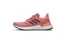 Pink Adidas Ultra Boost 20 Shoes Mens GP9070-945