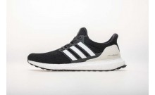 Stripes Black Adidas Ultra Boost 4.0 Shoes Mens HR9327-827