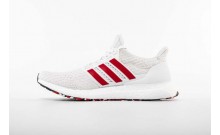 White Red Adidas Ultra Boost 4.0 Shoes Mens IF0387-140