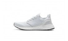 White Adidas Ultra Boost 20 Shoes Womens OZ0527-855