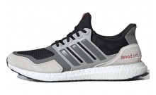 Black Grey Red Adidas Ultra Boost Shoes Mens VN1659-202